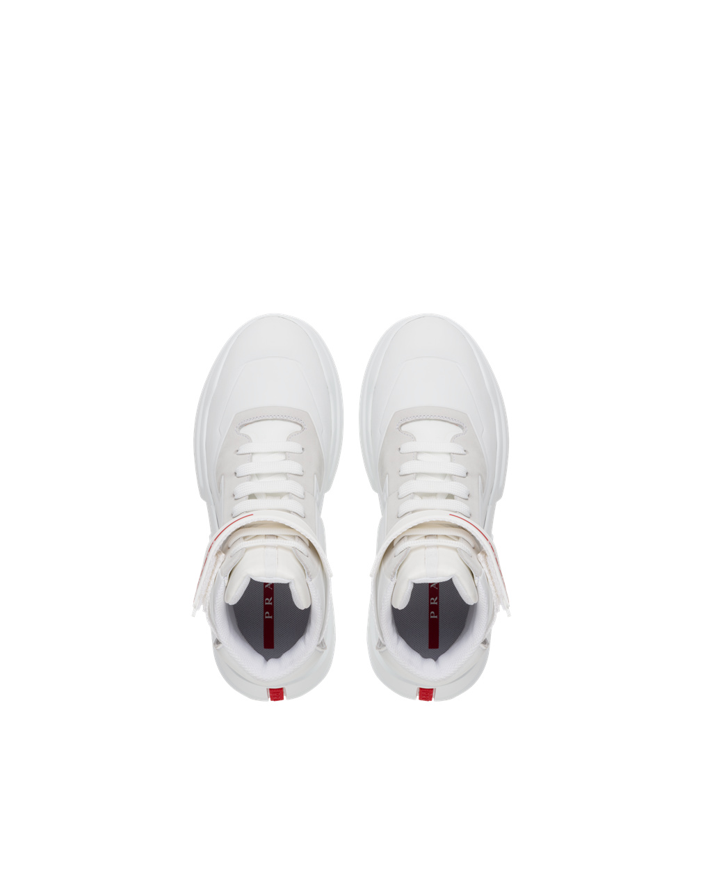 Prada Prada Polarius 19 Lr High-top Sneakers White | 7619GEQAO