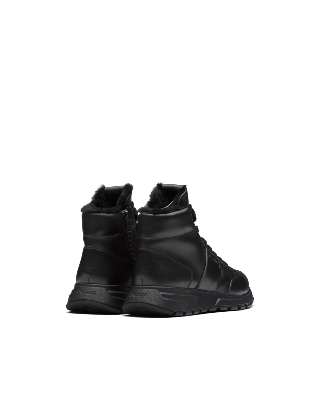 Prada Prada Prax 01 High-top Sneakers Black | 9462SOUHA