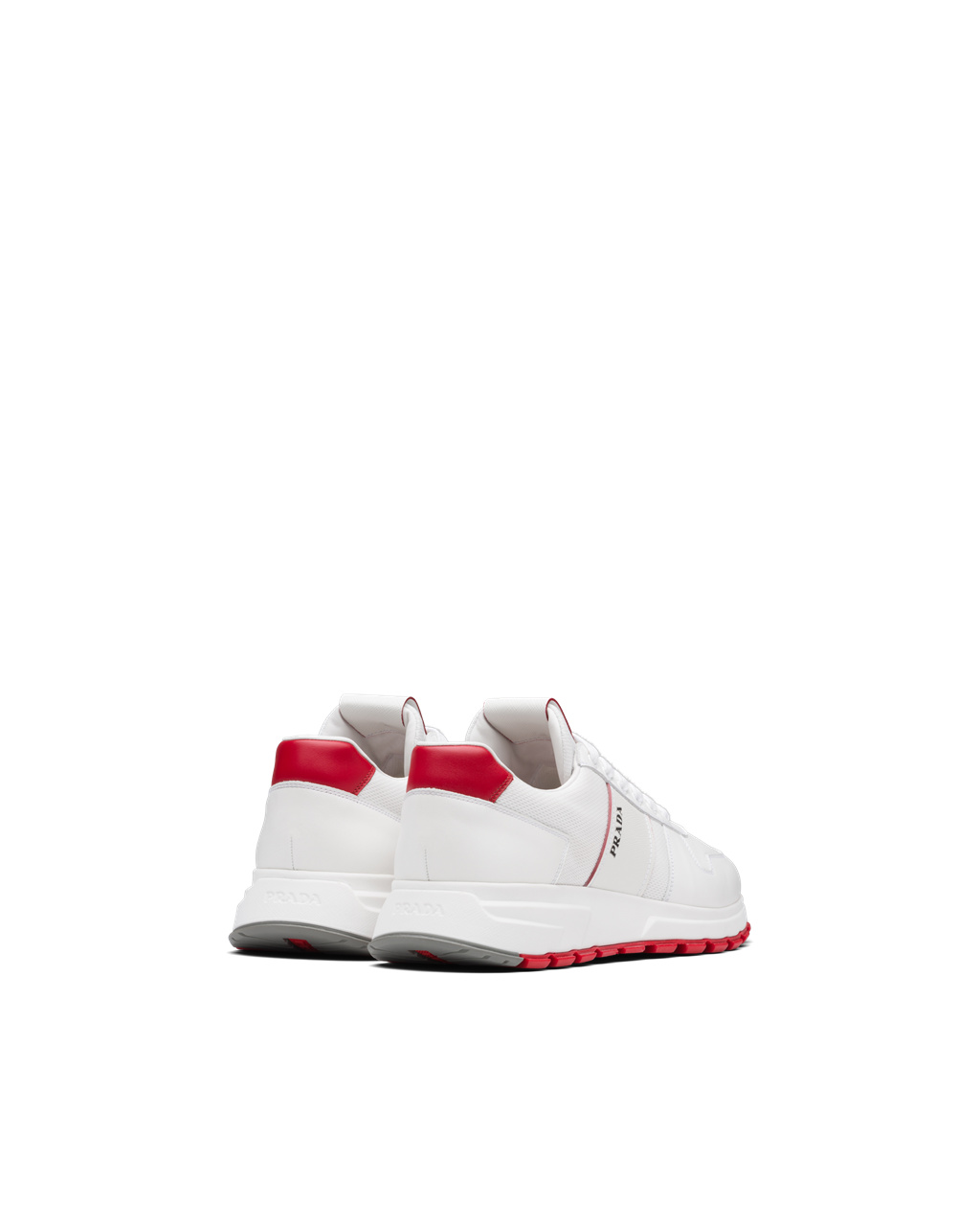 Prada Prada Prax 01 Sneakers White / Red | 4278OWAIT