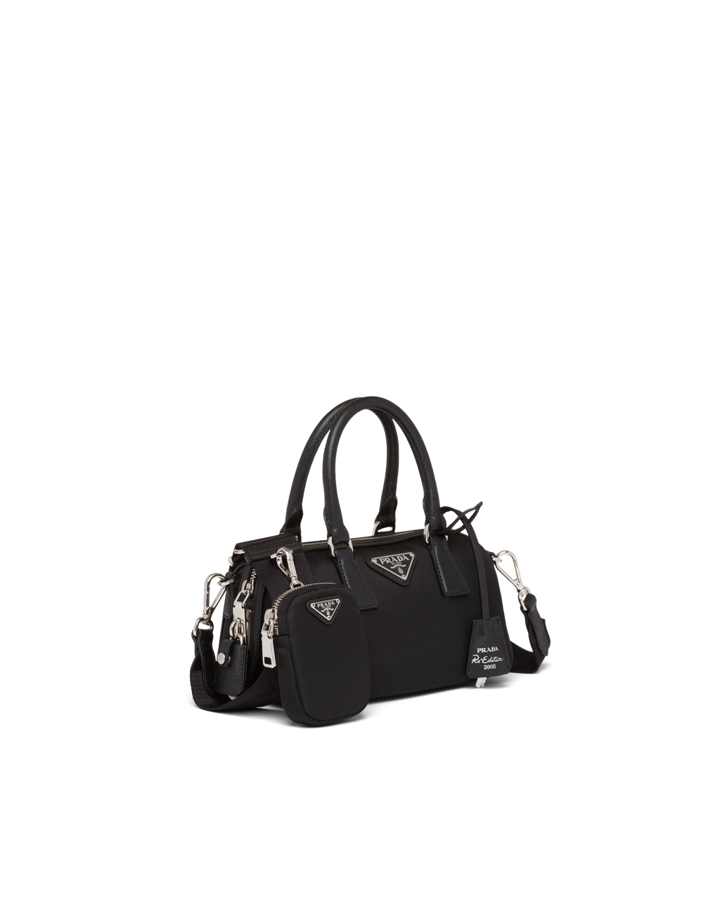 Prada Prada Re-edition 2005 Nylon Bag Black | 3502XTUIR