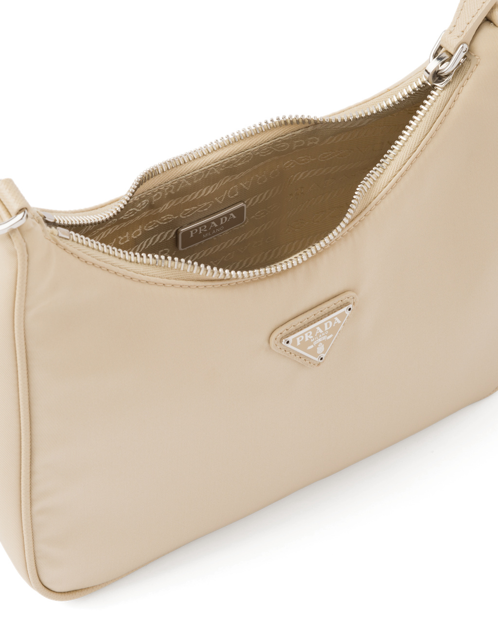 Prada Prada Re-edition 2005 Re-nylon Bag Desert Beige | 1075SYLFQ