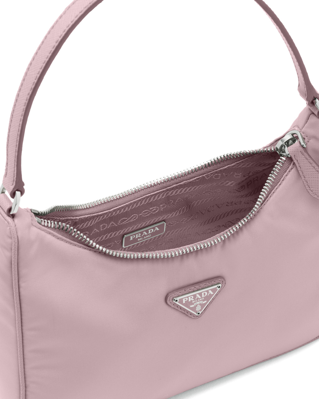 Prada Prada Re-edition 2005 Re-nylon Mini Bag Alabaster Pink | 8791TCMZW