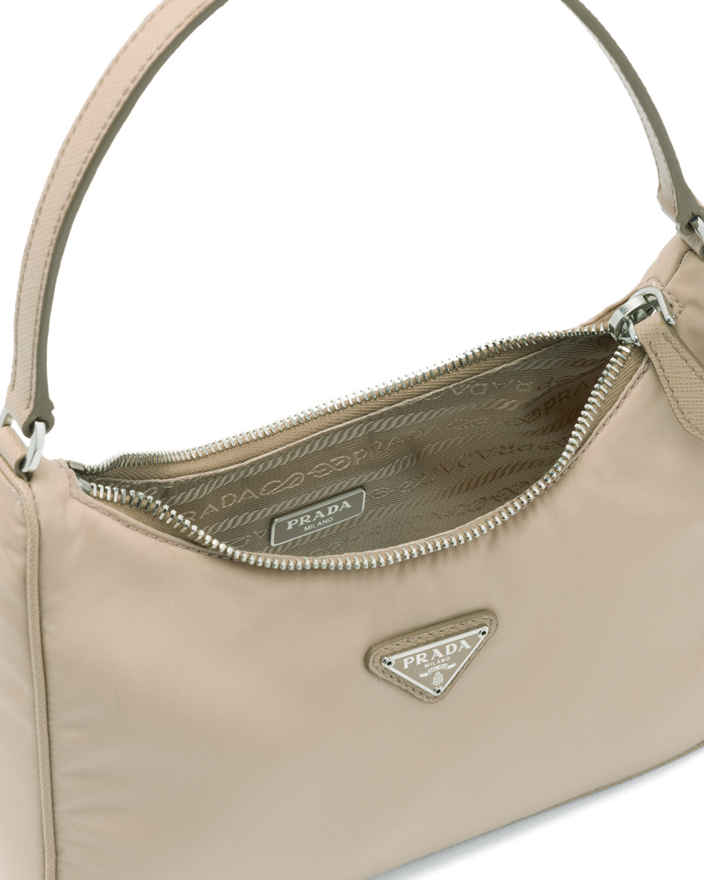 Prada Prada Re-edition 2005 Re-nylon Mini Bag Desert Beige | 9846OJDWF