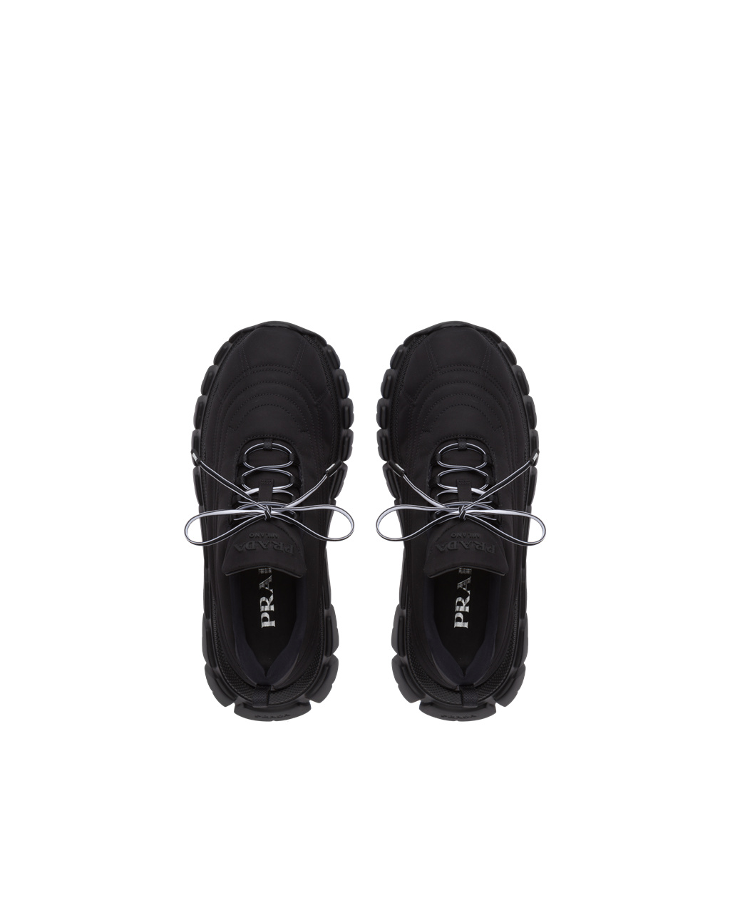 Prada Prada Rush Gabardine Re-nylon Sneakers Black | 2409CRHKO