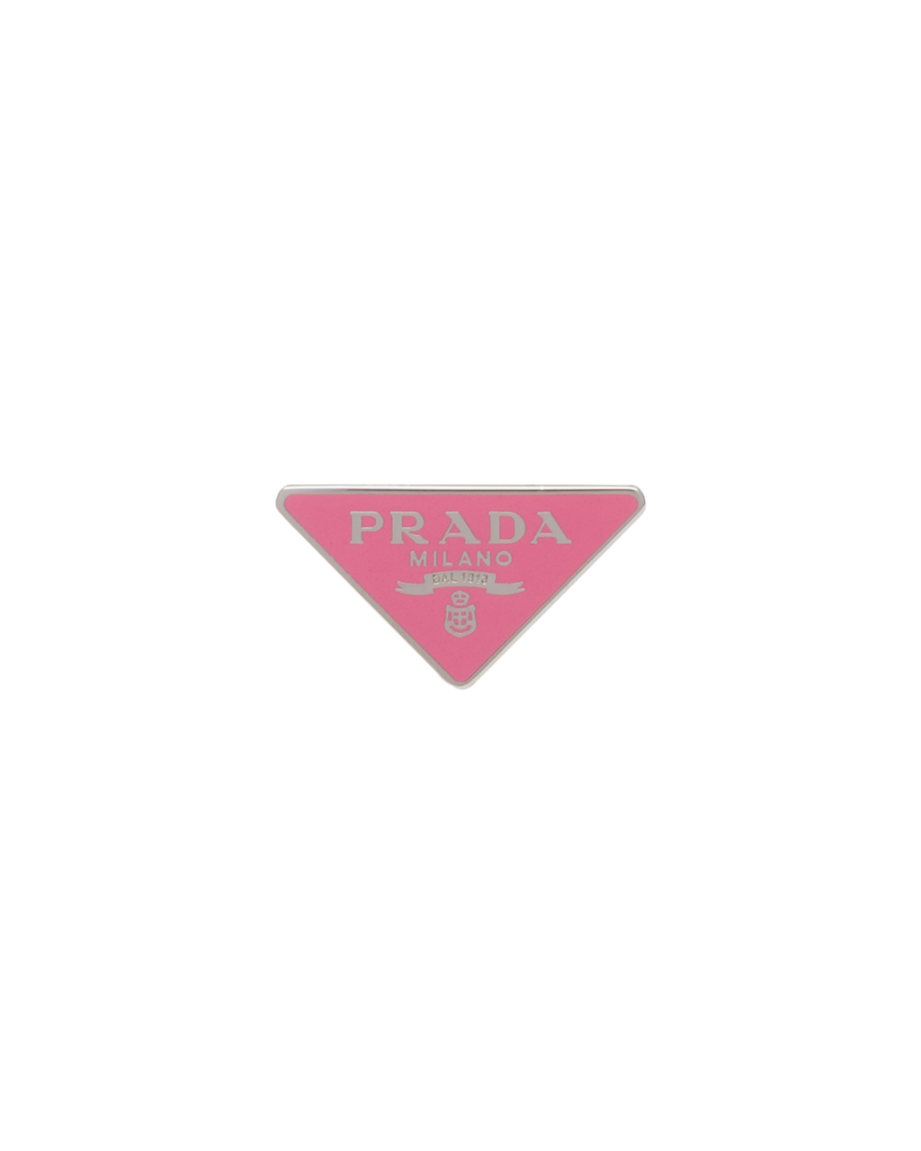 Prada Prada Symbole Clip Left Earring Begonia Pink | 0187QERNZ