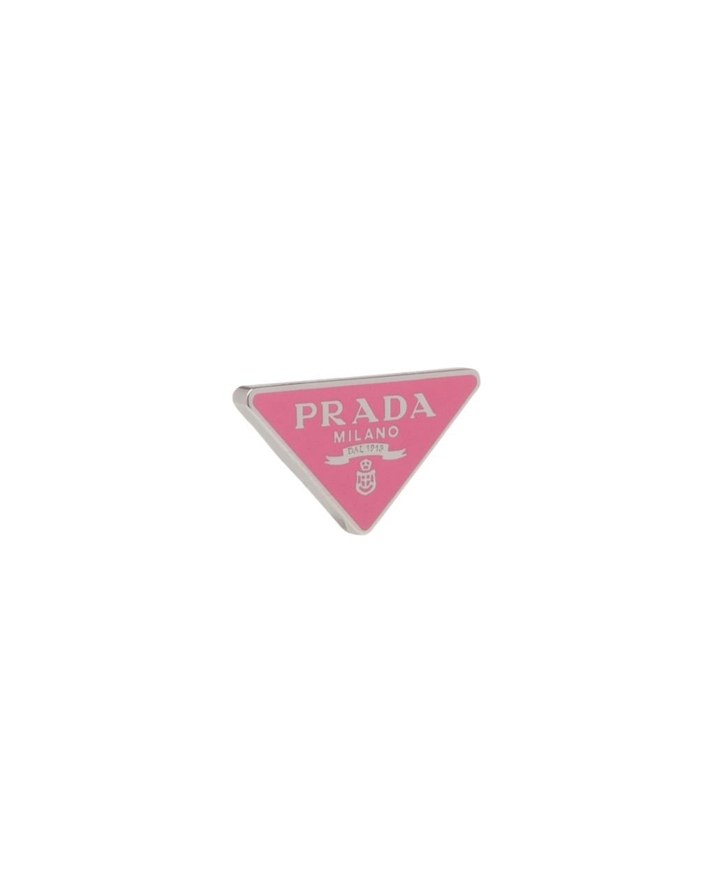 Prada Prada Symbole Clip Left Earring Begonia Pink | 0187QERNZ