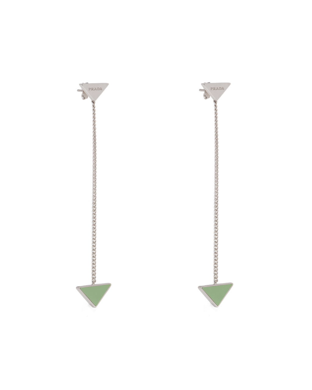 Prada Prada Symbole Drop Earrings Aqua | 7340YVHRQ