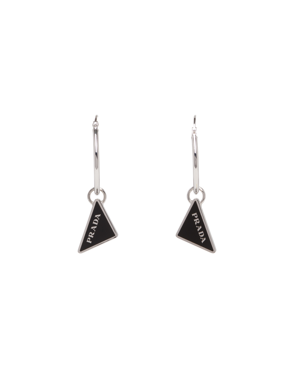 Prada Prada Symbole Drop Earrings Black | 6532SYXFD