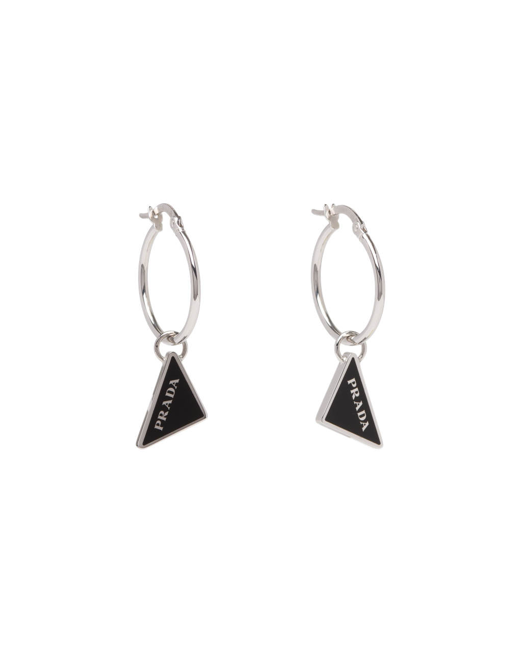 Prada Prada Symbole Drop Earrings Black | 6532SYXFD