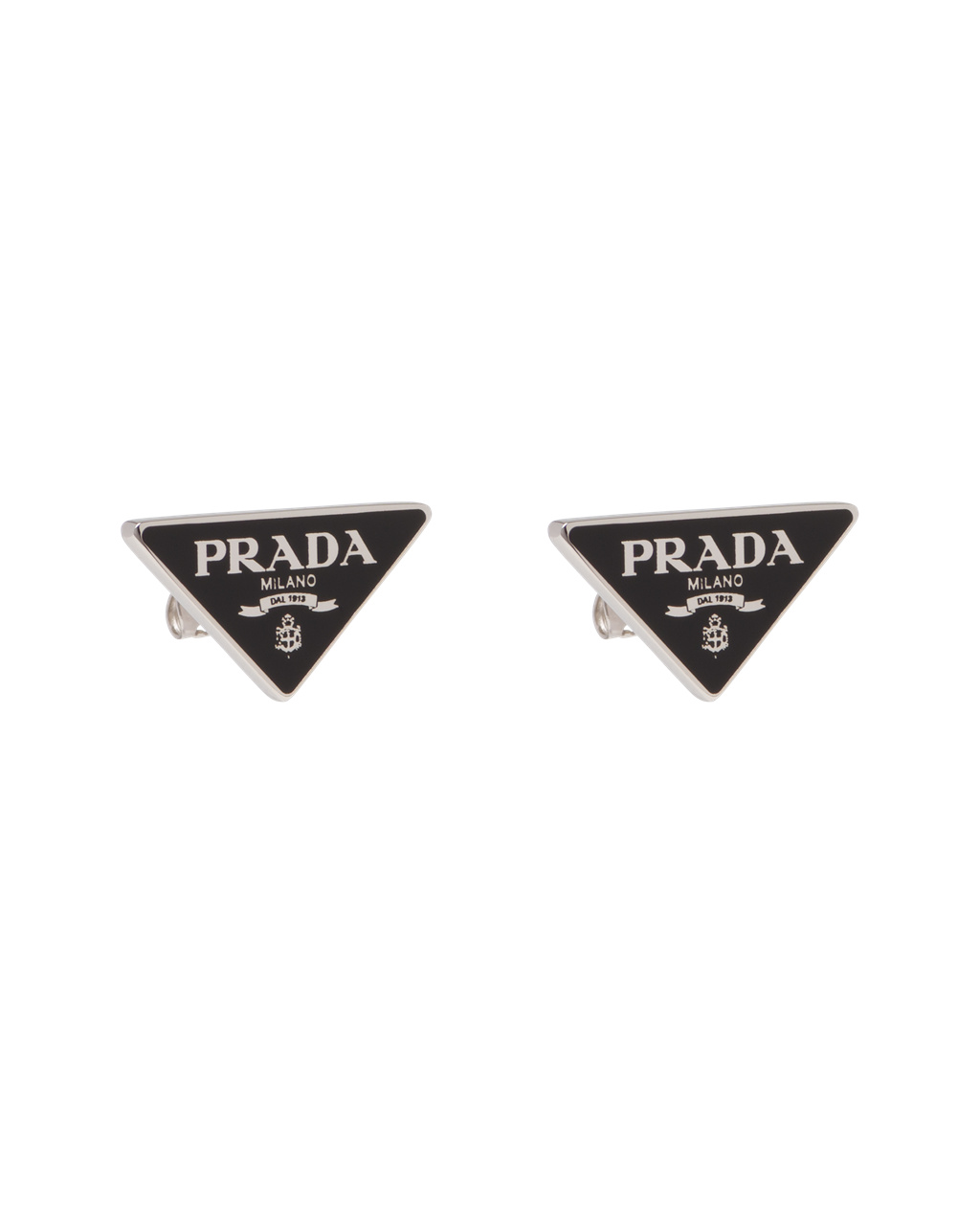 Prada Prada Symbole Earrings Black | 6319MHEDX