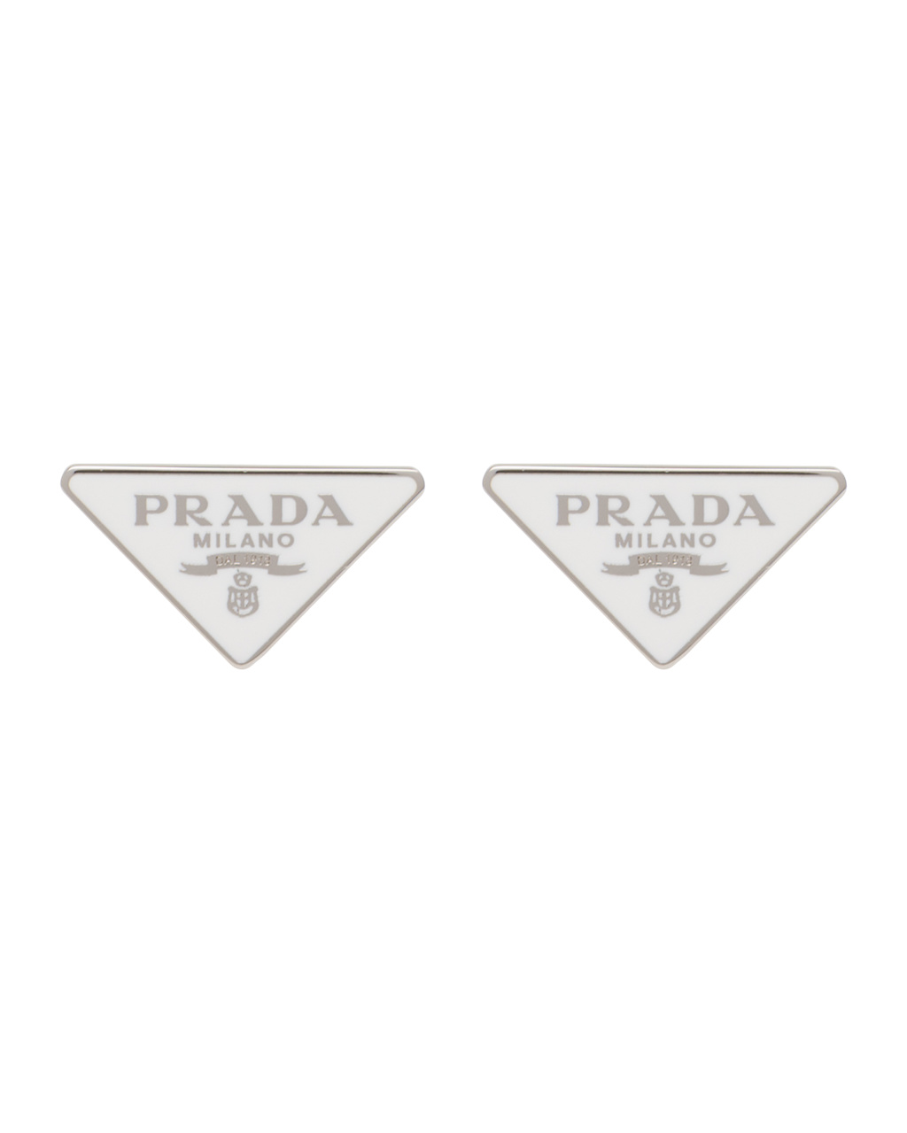 Prada Prada Symbole Earrings White | 9416IWDTM