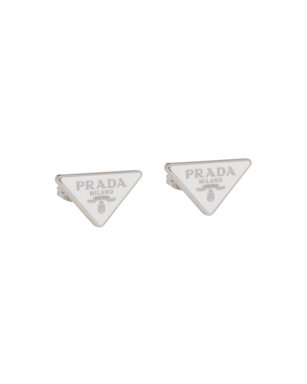 Prada Prada Symbole Earrings White | 9416IWDTM