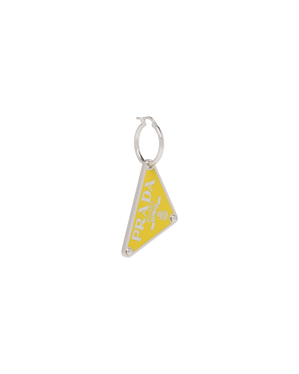 Prada Prada Symbole Pendant Left Earring Yellow | 4173YLXCH