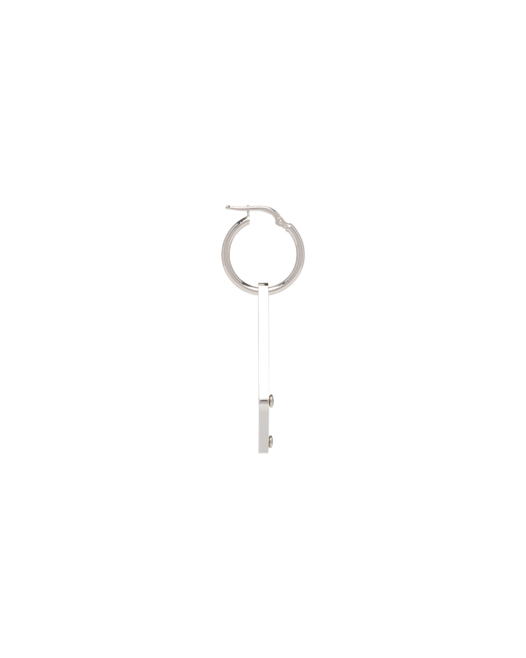 Prada Prada Symbole Pendant Right Earring White | 0761WAKJH