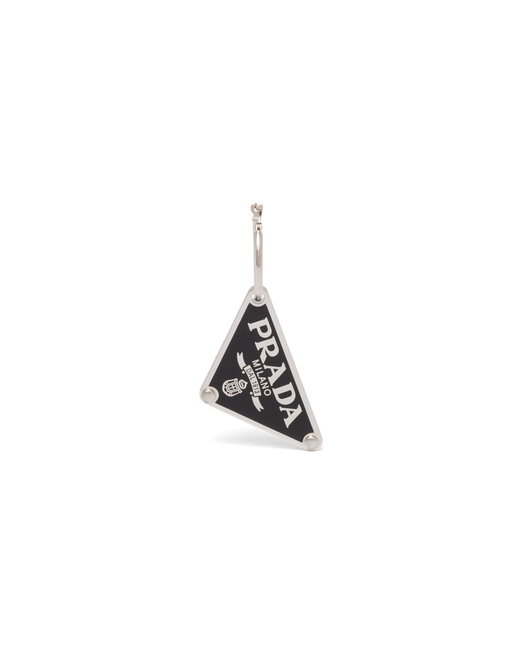 Prada Prada Symbole Pendant Right Earring Black | 4812TBGAV