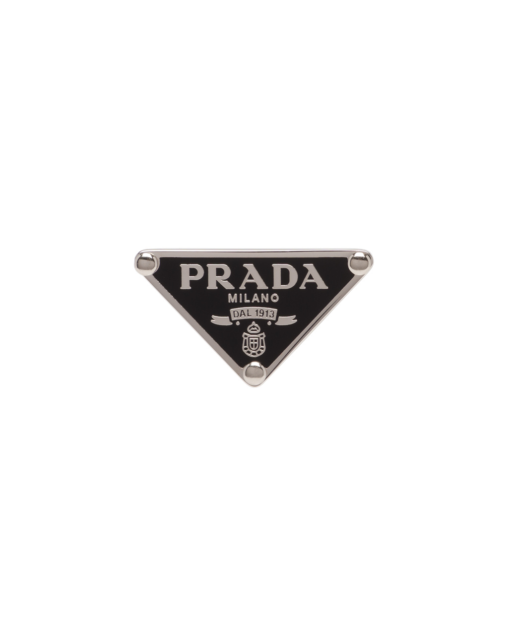 Prada Prada Symbole Single Left Earring Black | 4795IEGTS