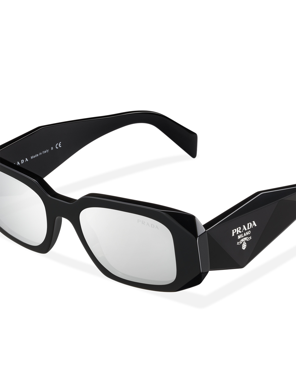 Prada Prada Symbole Sunglasses Squared Chromed Lenses | 1340COBQJ