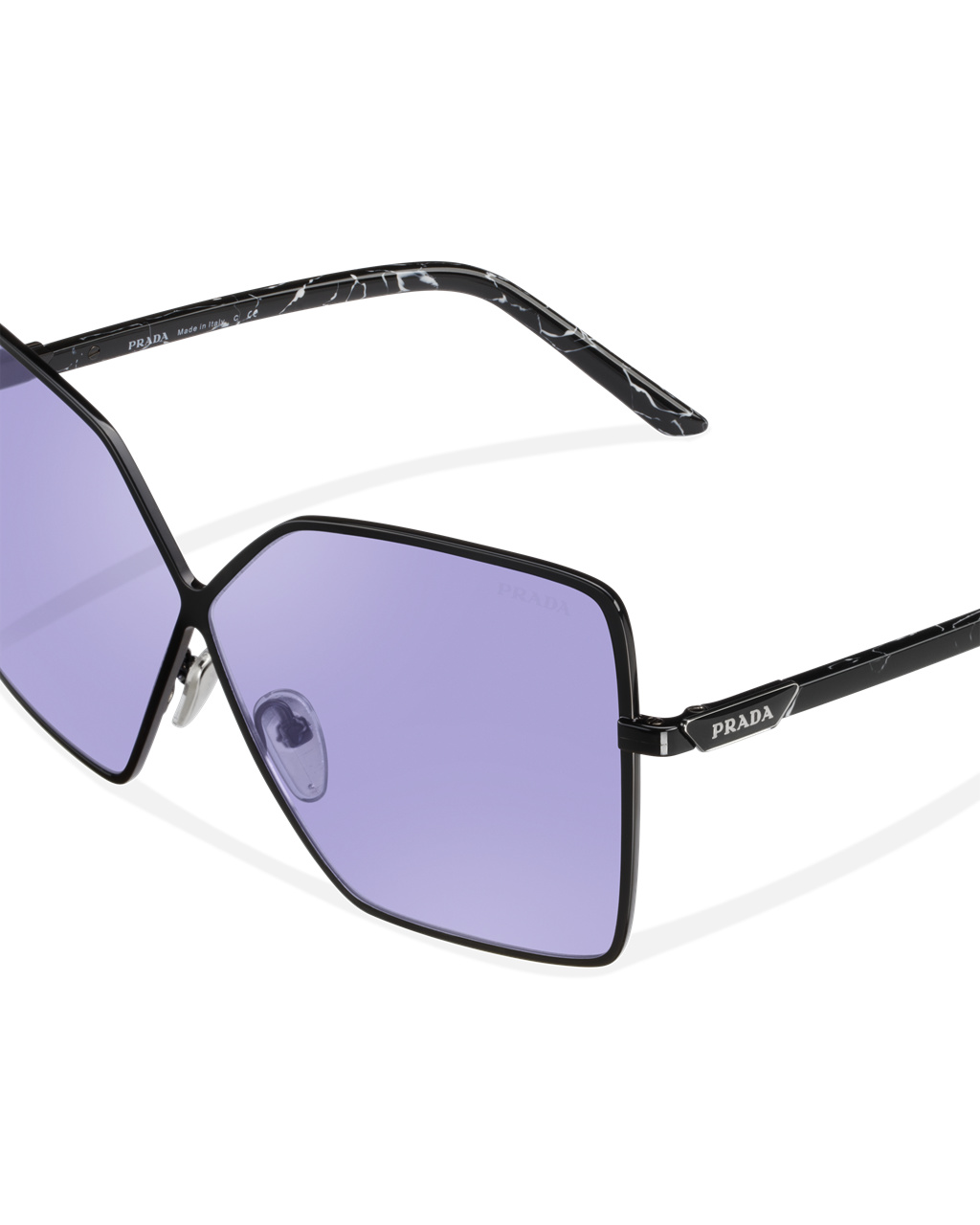 Prada Prada Symbole Sunglasses Squared Purple Lenses | 3795BGIHC