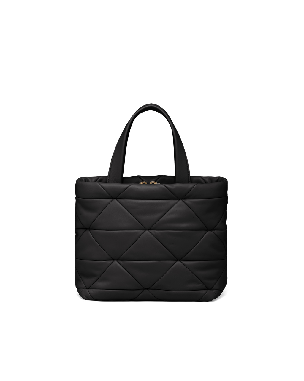 Prada Prada System Nappa Leather Patchwork Tote Black | 2096UDBXT