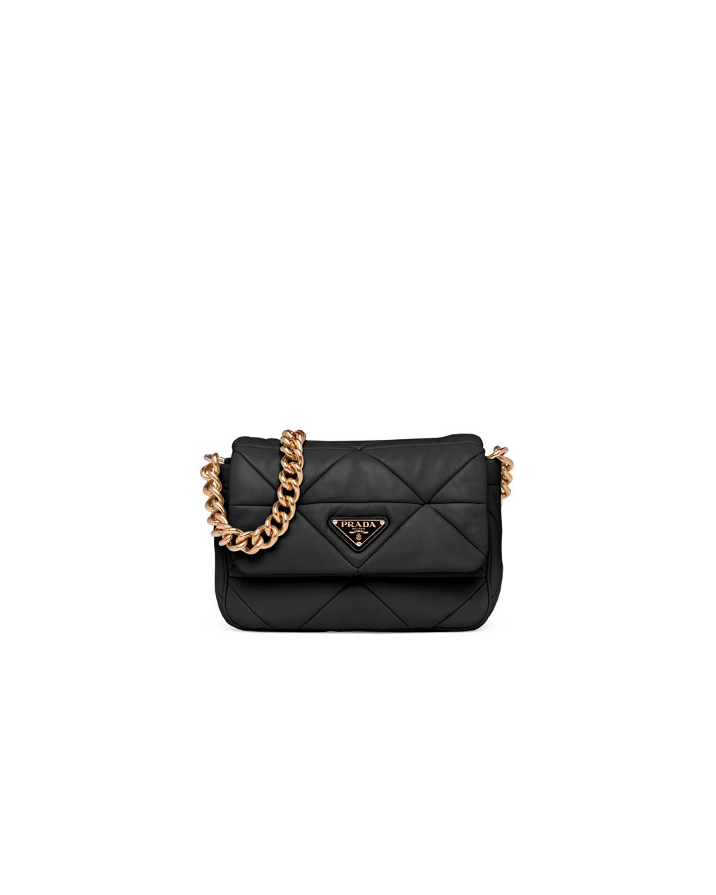 Prada Prada System Nappa Leather Patchwork Bag Black | 3580IJPVS