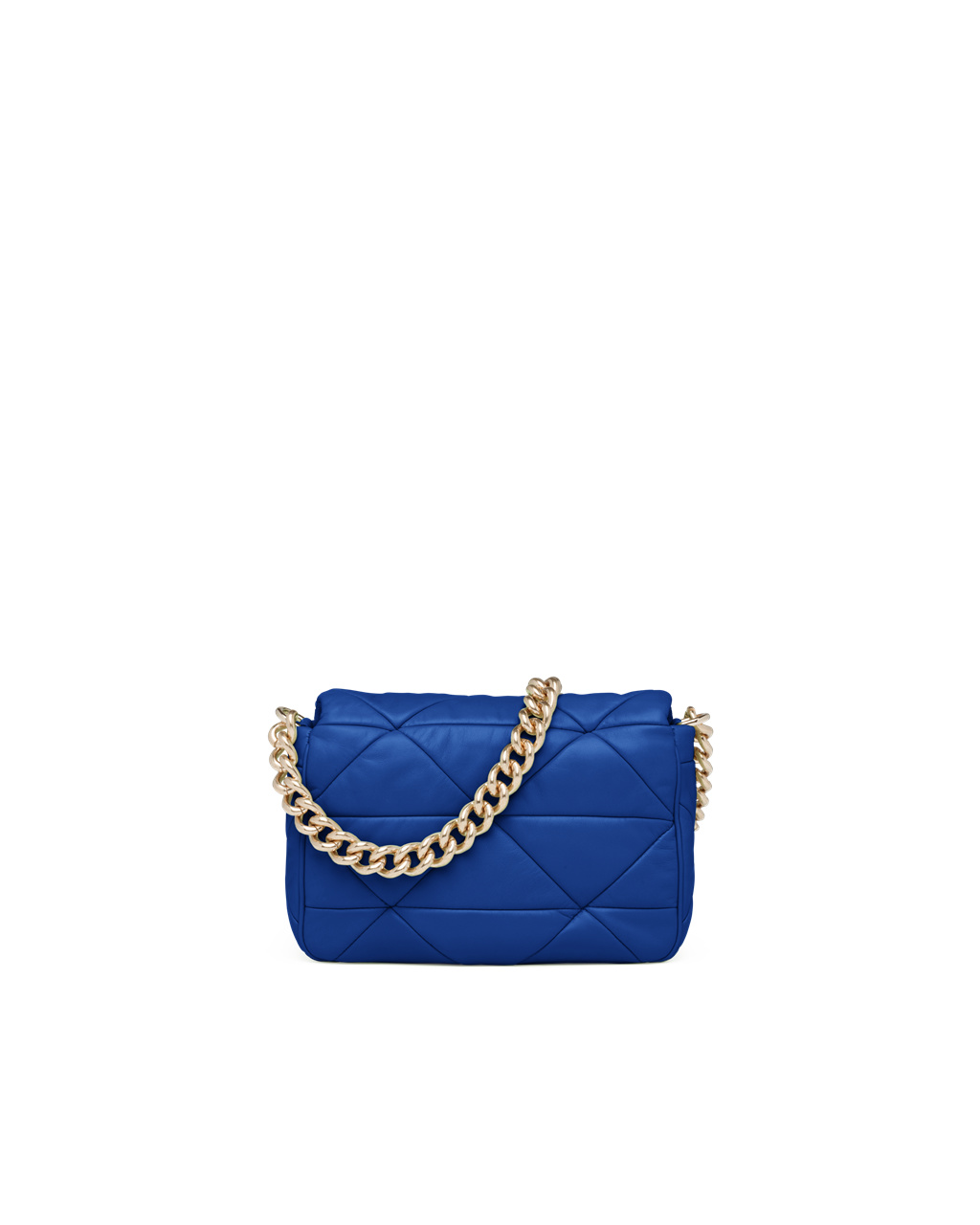 Prada Prada System Nappa Leather Patchwork Bag Royal Blue | 9678CJSMX