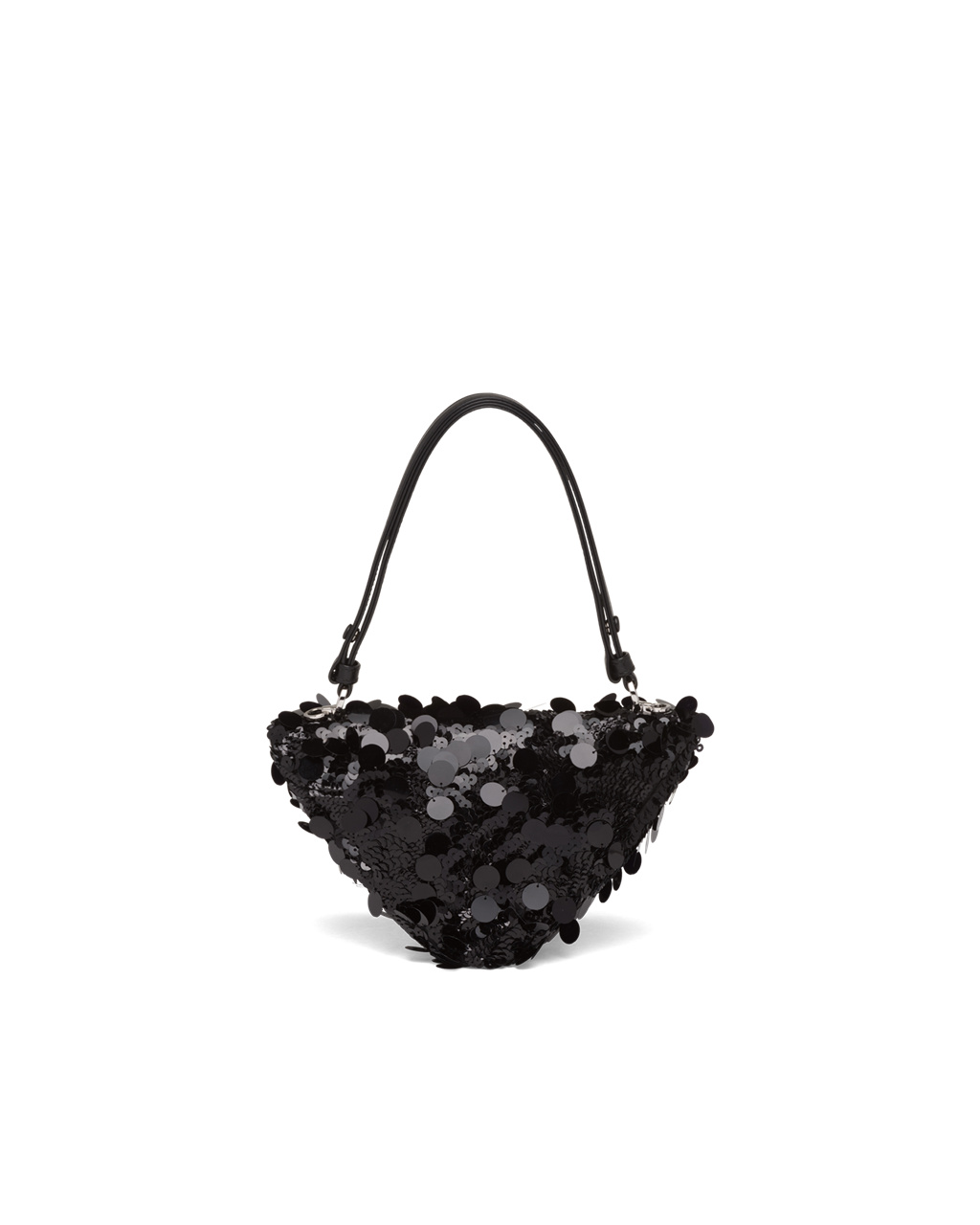 Prada Top Handles Cheapest - Prada Triangle Sequin And Leather Handbag ...