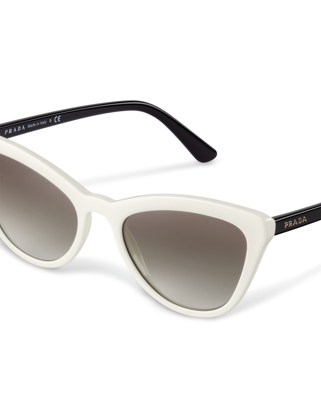 Prada Prada Ultravox Cat-eye Gradient Anthracite Gray Lenses | 1869ADEBZ