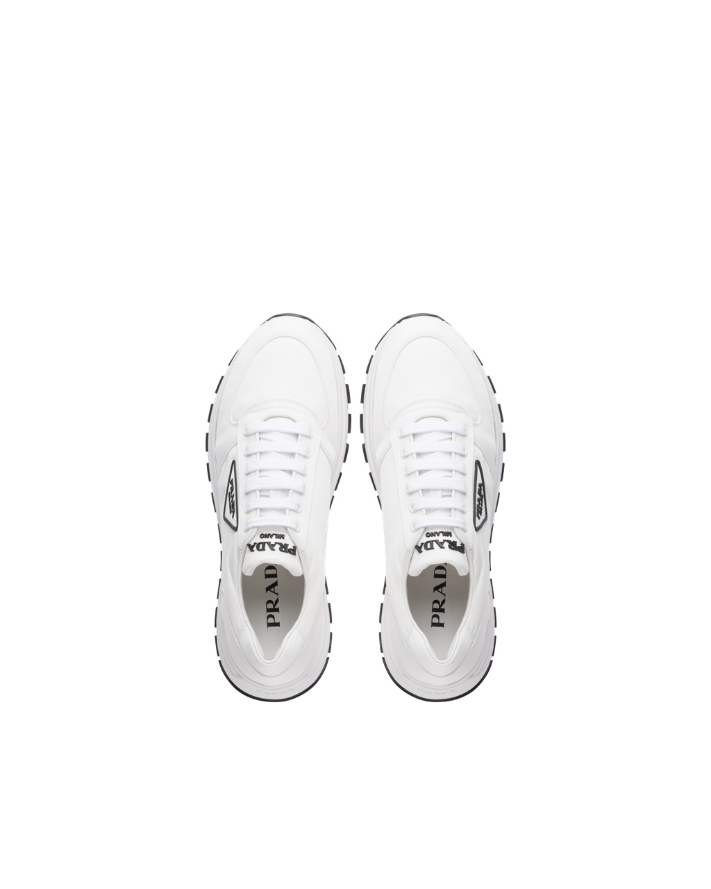 Prada Prax 01 Re-nylon Gabardine Sneakers White | 6253DFQEU