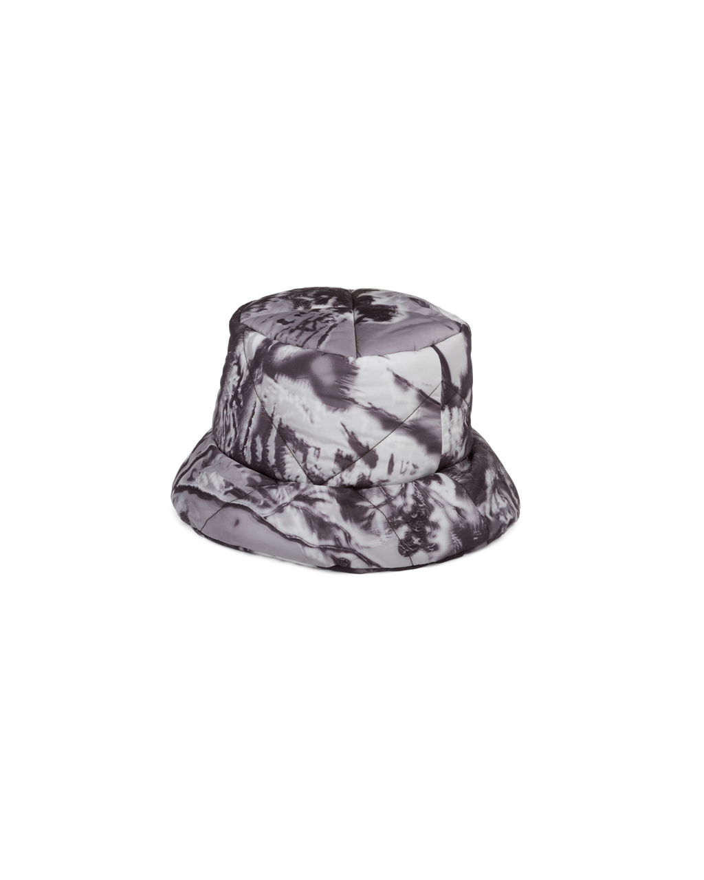 Prada Printed Re-nylon Bucket Hat Cloudy Gray | 0193MNWGE