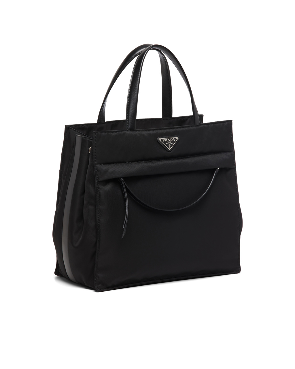 Prada Quilted Nylon Tote Bag Black | 0395FZWCE