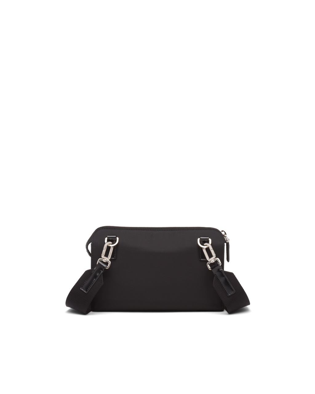 Prada Re-nylon And Leather Shoulder Bag Black | 6029JAZHI