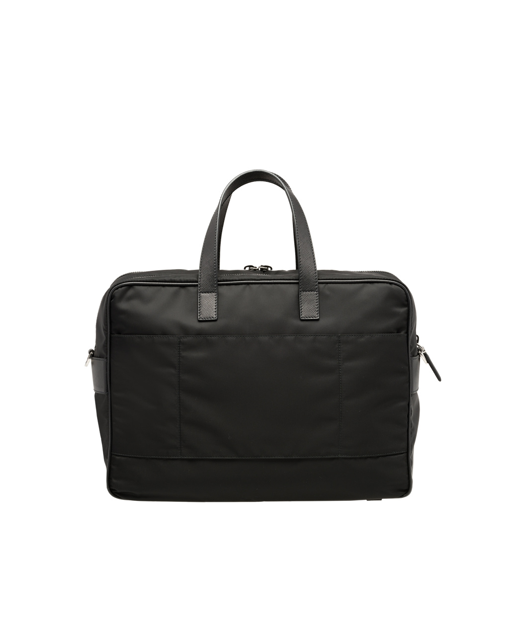 Prada Re-nylon And Saffiano Leather Briefcase Black | 1269TACVJ