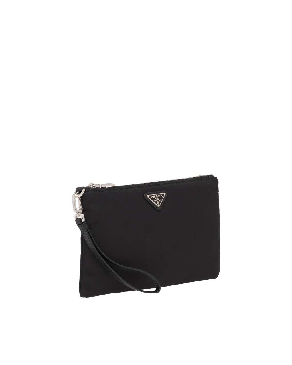 Prada Re-nylon And Saffiano Leather Pouch Black | 1675TUCVW