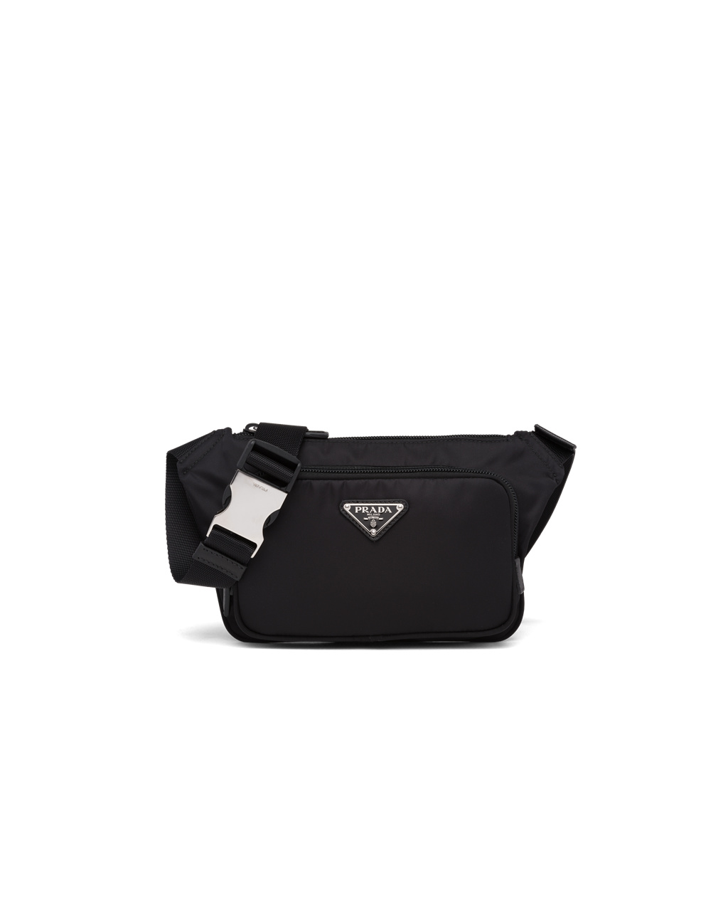 Prada Re-nylon And Saffiano Leather Shoulder Bag Black | 3948ESPWF