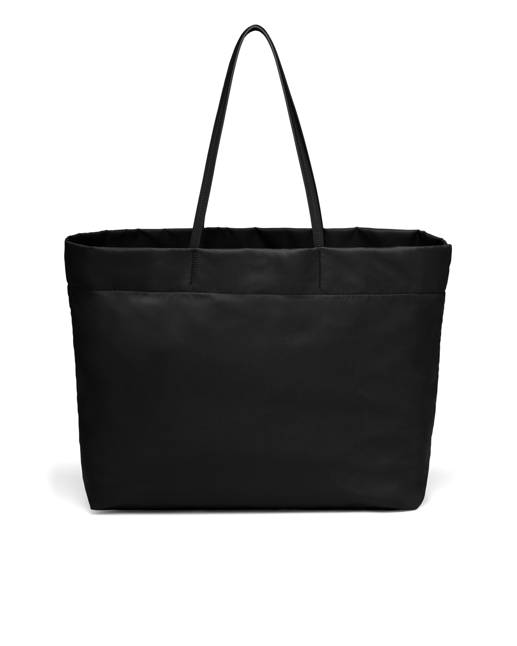 Prada Re-nylon And Saffiano Leather Tote Bag Black | 0561OQZUG