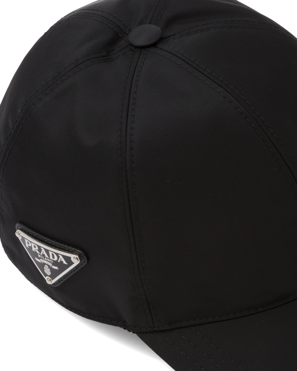 Prada Re-nylon Baseball Cap Black | 1729MQLHF