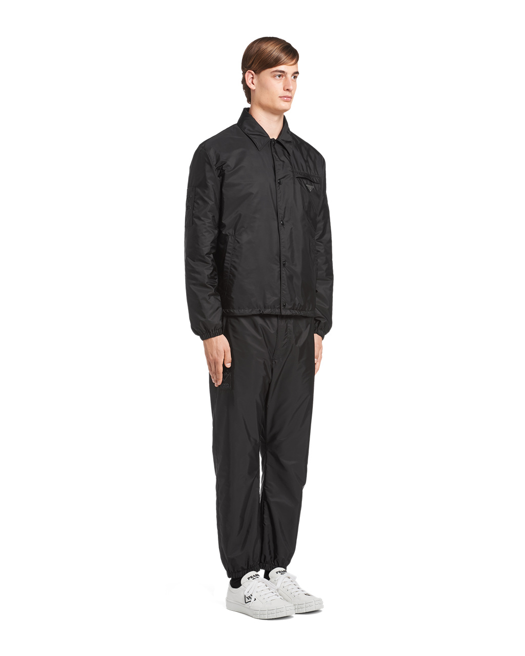 Prada Re-nylon Blouson Jacket Black | 3814MAYFH