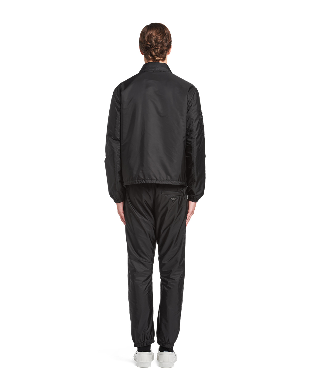 Prada Re-nylon Blouson Jacket Black | 3814MAYFH