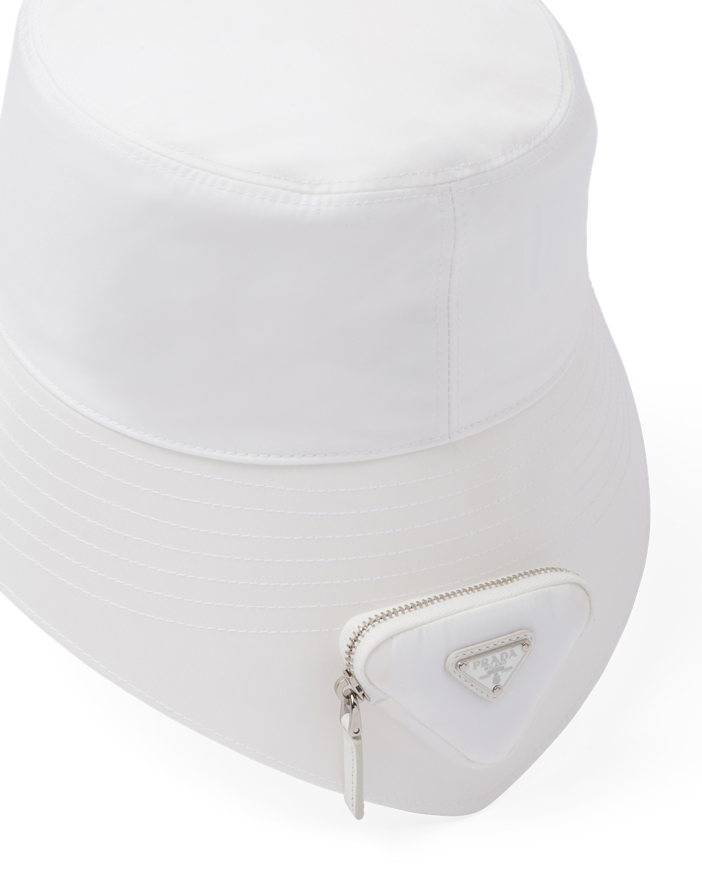 Prada Re-nylon Bucket Hat White | 3294CNIHB