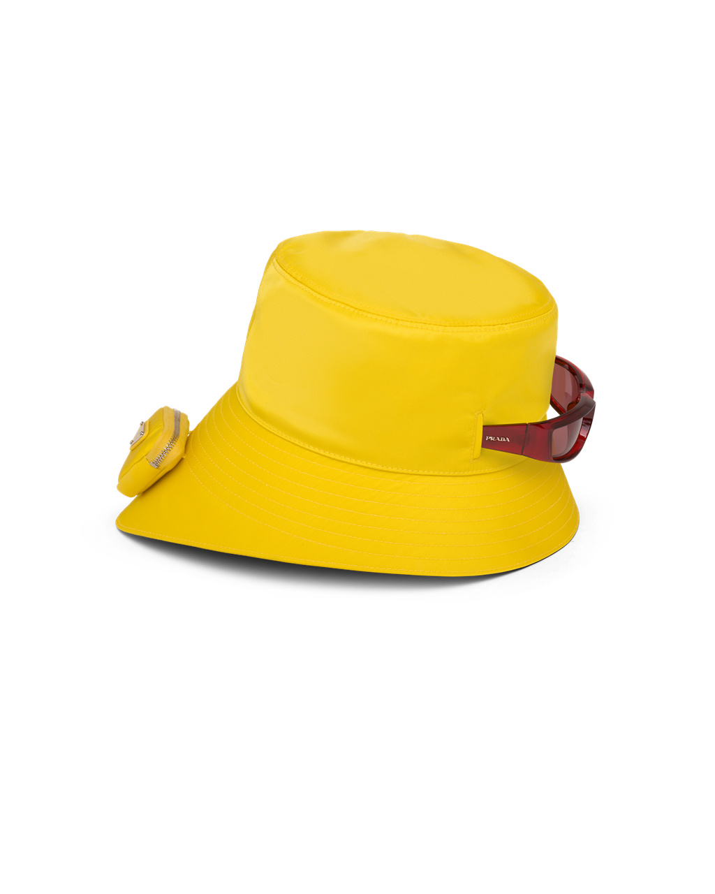 Prada Re-nylon Bucket Hat Yellow | 1328TGUSR