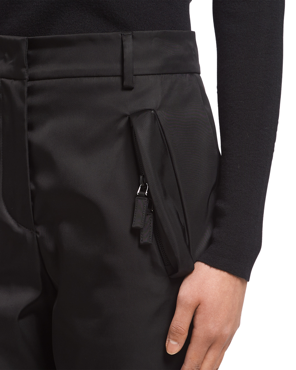 Prada Re-nylon Convertible Pants Black | 5136HXMFP