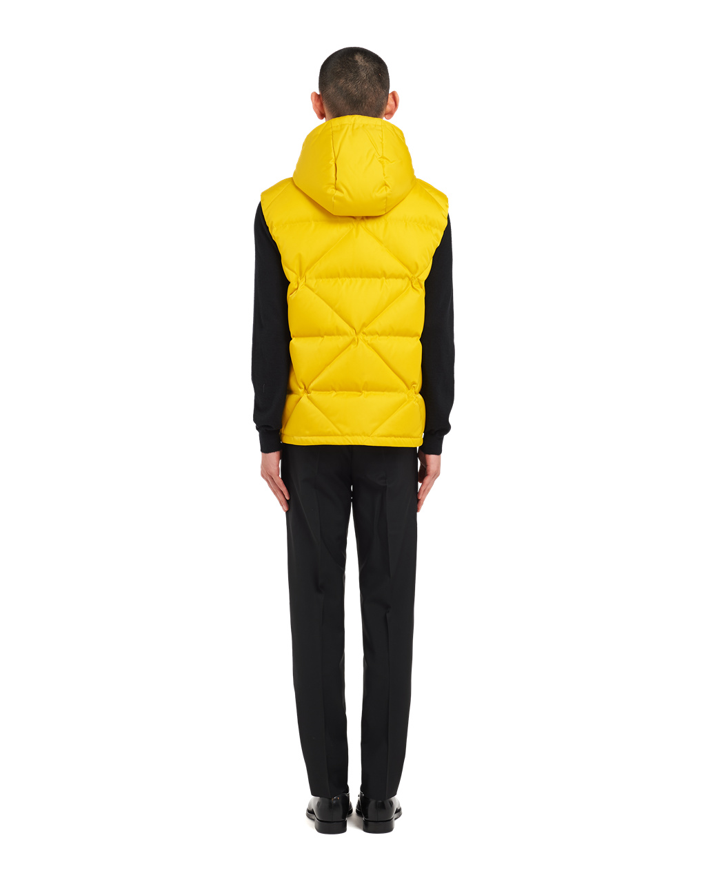 Prada Re-nylon Down Vest Yellow | 5934WYVQJ