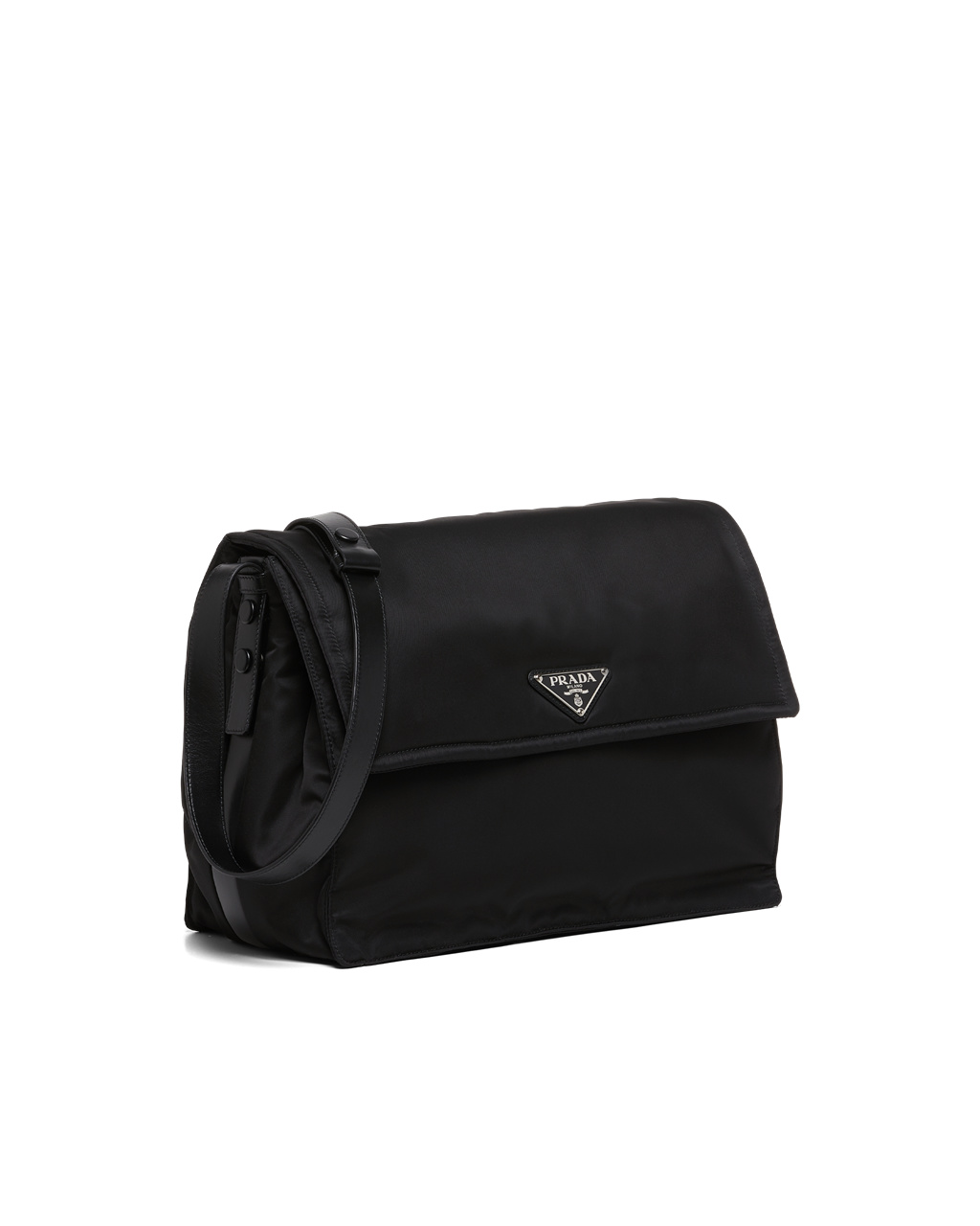 Prada Re-nylon Large Padded Shoulder Bag Black | 3680MYVKW