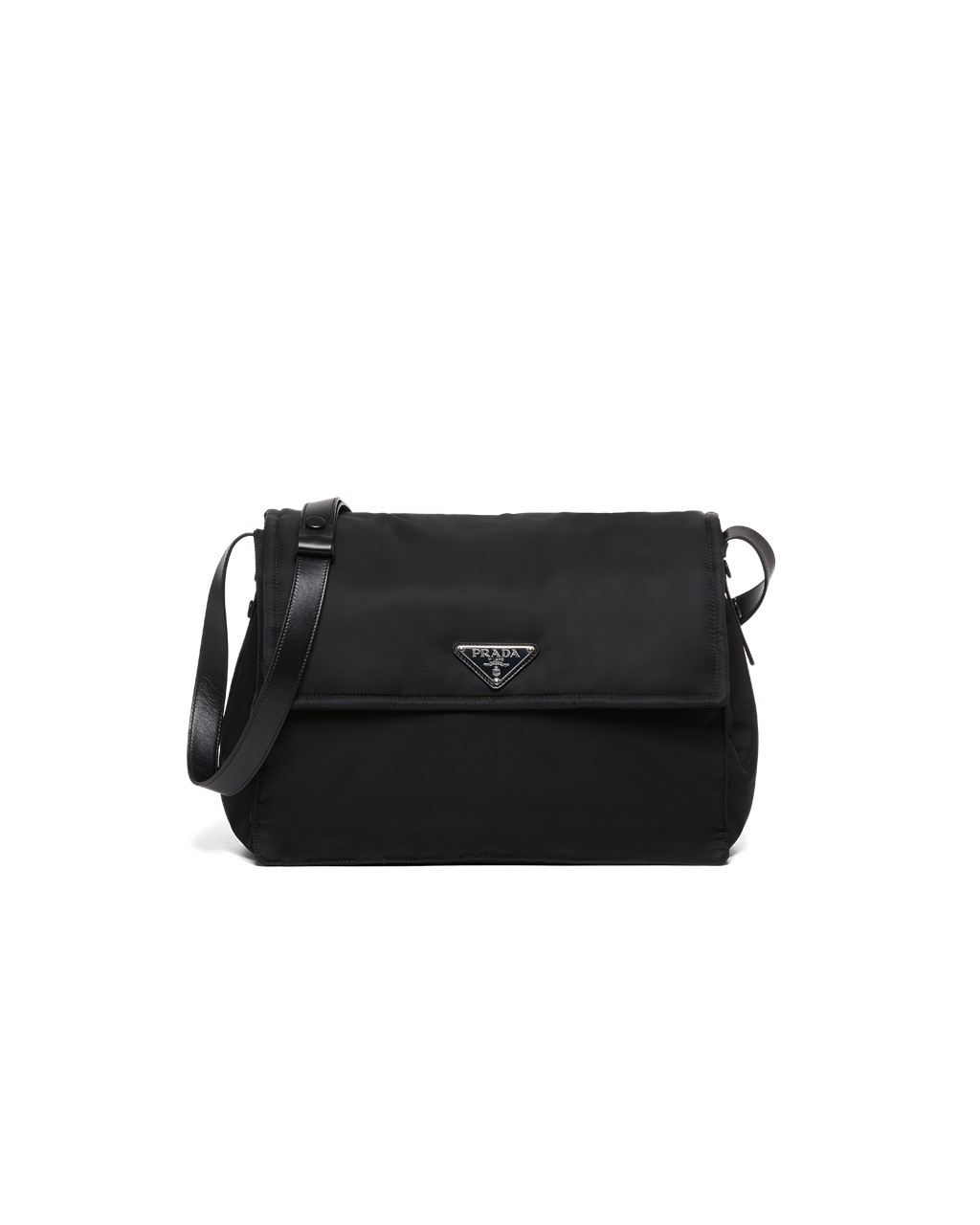 Prada Re-nylon Large Padded Shoulder Bag Black | 3680MYVKW