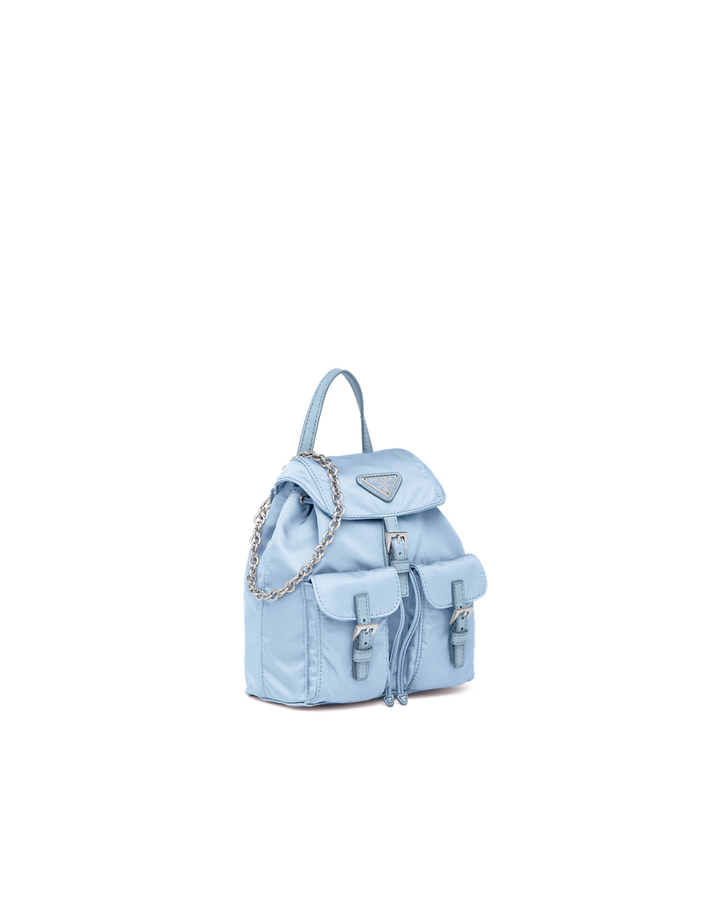 Prada Re-nylon Mini Backpack Celeste | 6503FMAHK