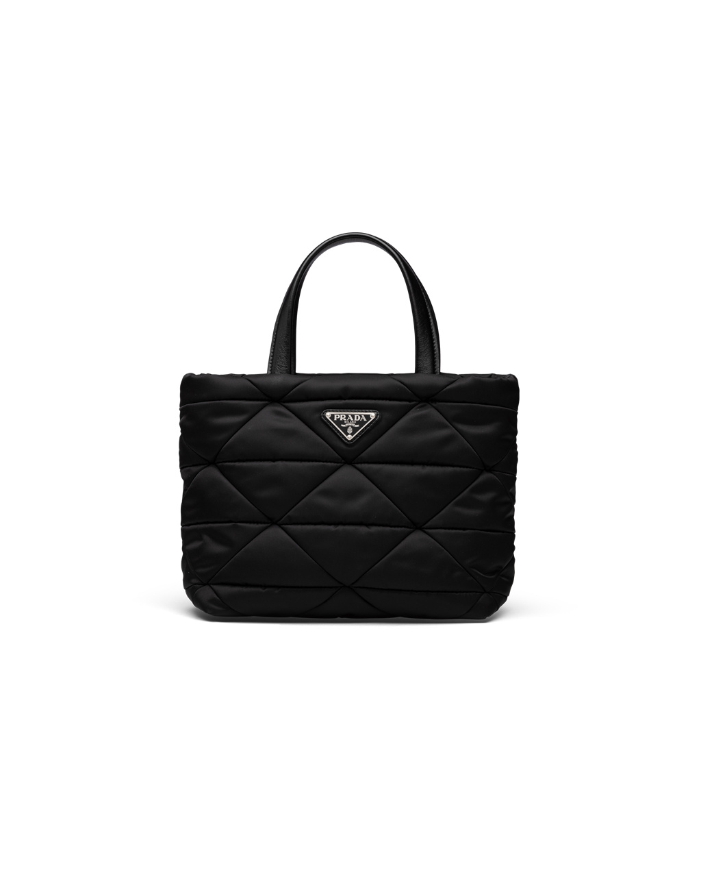 Prada Re-nylon Padded Tote Bag Black | 5734MZSNK