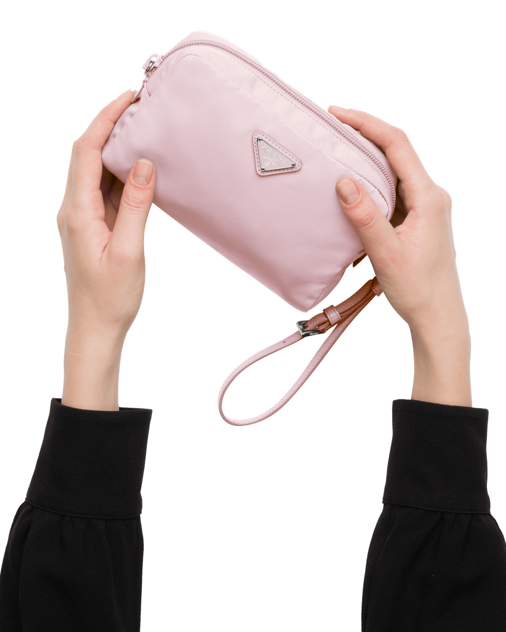 Prada Re-nylon Pouch Alabaster Pink | 5309AHULM