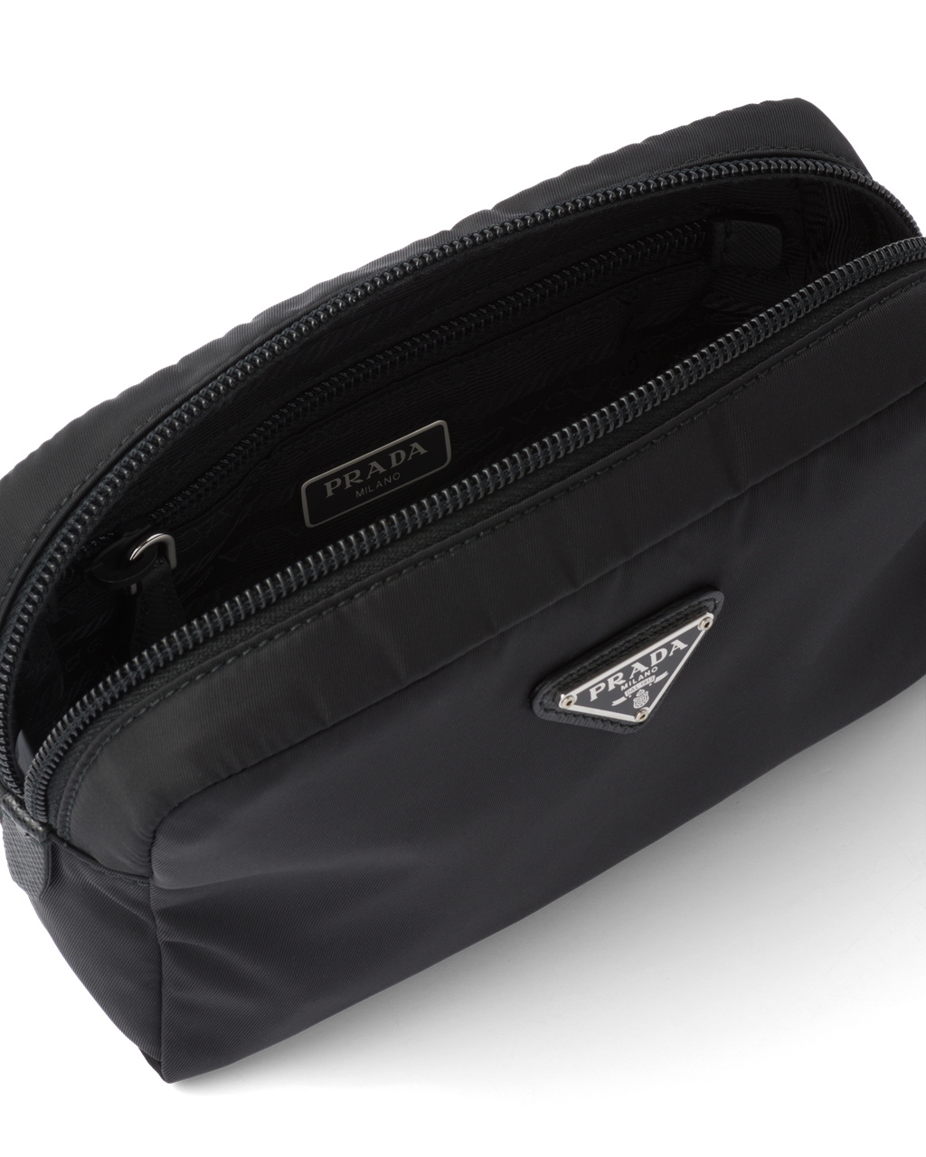 Prada Re-nylon Pouch Black | 6470QWNYT