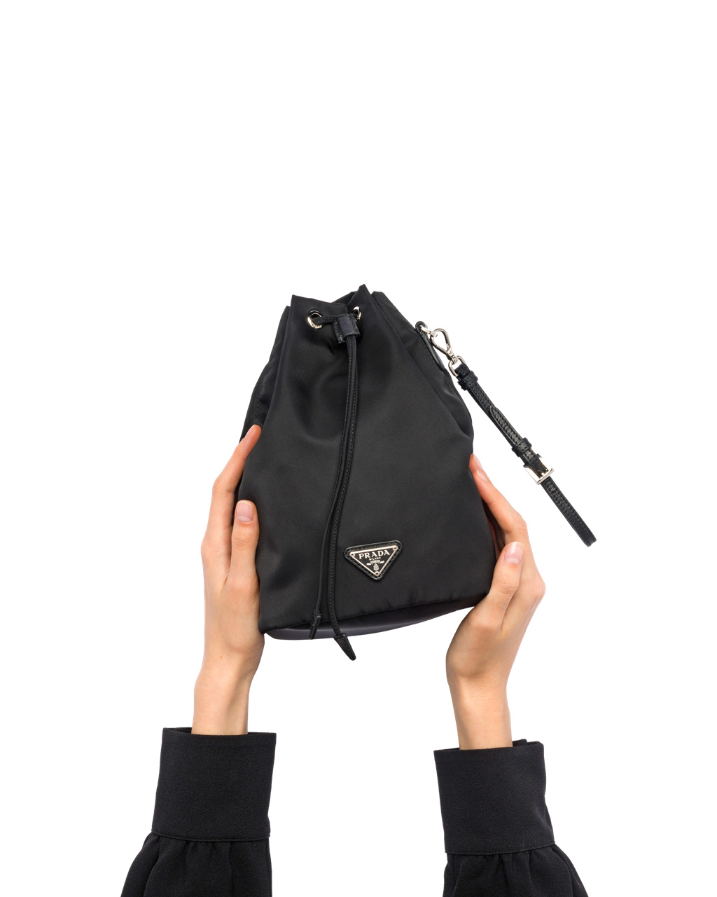 Prada Re-nylon Pouch Black | 6924WNYUE