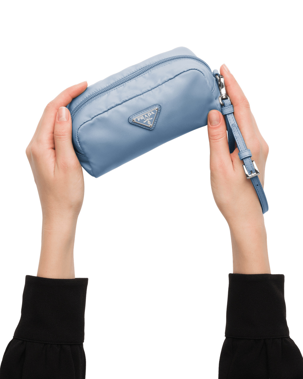 Prada Re-nylon Pouch Celeste | 5032LJPRD